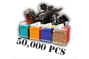 GENERIC 50000 Pcs Refill Ammo, 7-8mm Gel Bullets for Gel Blaster Gun, Gel Blasters Ammo Gel Blasters Gun Refill Bullets, Gel Ball Blaster, Electric Gel Ball Gun, Gel Gun Ammo.