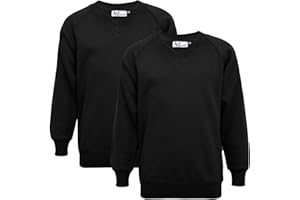 A2Z 4 Kids Girls Boys Scouts School Uniform Pack Of 2 V Neck Jumper Long Sleeves Back to School Cardi Sweatshirt Age 3-14 Years