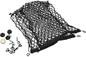 KEENSO 90x40cm Universal Car Storage Bag, Rear Storage Net for Car Trunk Pocket Organizer Bagstorage nets for campervans