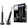 Philips Sonicare DiamondClean 9000 – Connected Electric Toothbrushes for Better Teeth and Gum Hygiene, Black & Black (Hx9914/54)