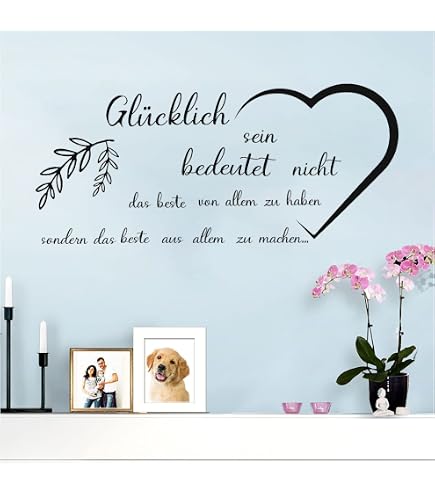 Wandtattoo 'Glaube Hoffnung Liebe' – Inspirierender Bibelvers Aufkleber Für Die Wand (57x57 Cm)