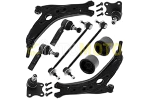 TEILEX GERMANY Kit brazo de suspensión delante compatible con SEAT IBIZA CORDOBA 6L compuesto por 10 autopartes