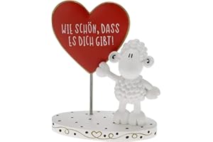 Sheepworld Fotohalter mit Motiv Wie schön, DASS es Dich gibt | Fotohalter mit Klipp, Mehrfarbig, Höhe 8,4 cm | Geschenk Valentinstag, 46225