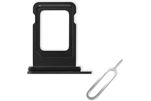 Cemobile SIM Card Tray Slot Holder Ersatz für iPhone 15 Pro & 15 Pro Max (Single SIM Version) mit wasserdichtem Gummidichtring + offenem Auswurfstift (Blue Titan)