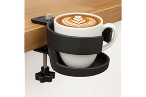 Girafus Soporte Vaso Escritorio 3-direccional Posavasos Mesa Gaming Sujeta Vasos Escritorio Soporte Botella Mesa Soporte Taza Escritorio Portavasos Mesa Cup Holder Soporte Copo Mesa Reposa Vaso