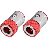 Toolcool 2 Adet U&ccedil; Mıknatıs Halkası Manyetik Vida Halka Tutucu 1/4 İn&ccedil; Altıgen Şaft Tornavida U&ccedil;ları i&ccedil;in