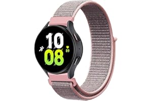 FYISWHO Bransoletki do zegarka Coros Pace 2/Apex 2 / Apex 42 mm, 20 mm, nylonowy sportowy pasek do zegarka, zapasowy do Ticwatch E3/E/GTH (różowy)