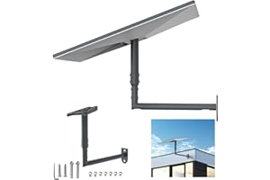 EDUP LOVE EDUP Starlink Gen 3 Mount, Starlink V3 Wall Mount, 360° Adjustable Starlink Gen3 Pole Mounting Kit with Starlink Gen 3 Pipe Adapter for Gen3 Starlink Internet Kit Satellite