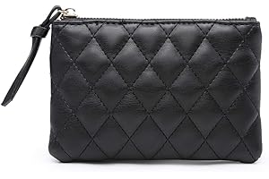 Craze London New Womens Quilted Design Wristlet Purse with Wristlet Strap