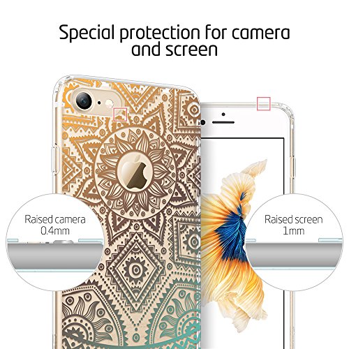 iPhone 7 Funda  ESR Carcasa iPhone 7 Case Cover Borde Suave   Duro Funda para iPhone 7 4 7  - El oro de la alhe  a