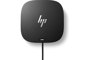 HP G5 Essential Dockingstation | Thunderbolt | USB 3.0 | 2X 1.4 DisplayPorts | HDMI 2.0 | Audio | RJ-45 | Schwarz inklusive 120Watt Netzteil