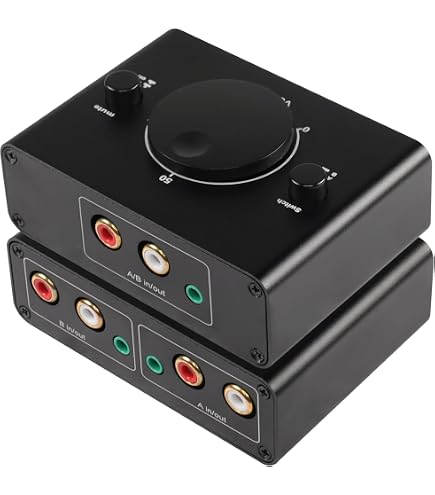 KALEA-INFORMATIQUE Switch Audio/Vidéo RCA 4 Voies – 1 Entrée Vers 4 Sorties Ou Inversement