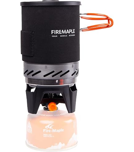 Fire-Maple Polaris - Réchaud De Randonnée Régulateur Pression | Système Cuisson Camping Gaz Compact