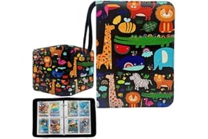 SOSINYA Album na karty kolekcjonerski album na karty kolekcjonerski zamek segregator album Cartes Gx Vmax, karta do zakresu kartek Cahier 60 stron na 480 kart (01)