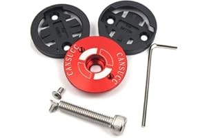 CYSKY Supporto per Tappo Superiore per Bici Garmin Bryton Cycling GPS - Compatibile con Edge 1000, 820, 810, 800, 520, 510, 500, 200 e Bryton 530 330 310 100