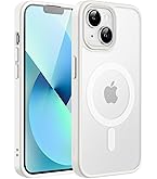 JETech Cover Magnetica per iPhone 13 Pro 6,1 Pollici Compatibile con MagSafe, Cellulare Paraurti Custodia, Solida Colore Opaco TPU Telaio, Anti-Graffio Retro Trasparente (Verde Alpino