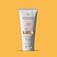 Ulvoray Sunscreen Gel Spf 30 PA++++ | 8 Hrs Sun Protection, For Men and Women | Non-Greasy and Water Resistant | Non-comedogenic & Hypopallergenic | For Combination Skin Type - 60g