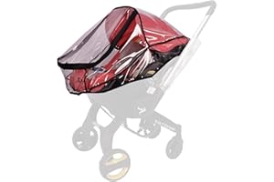 WRGYVE Doona Rain Cover, Universal Rain Cover for Pushchair, Rain Cover for Pram, Pram Rain Cover, Car Seat Rain Cover, Black Rain Cover, Worth Your Choice