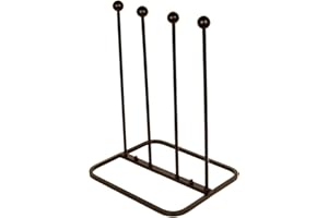 ARSUK Wellington Boot Stand & Holder - Strong Outdoor Cast Iron, Rustproof Wellie Boot Rack