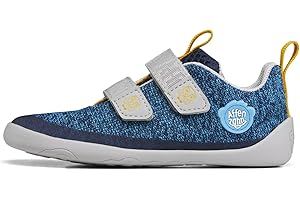 Affenzahn Buty do chodzenia na boso Knit Happy z zapięciem na rzepy, wegańskie, antypoślizgowe, elastyczne, odblaskowe, na lato w rozmiarze 21-32