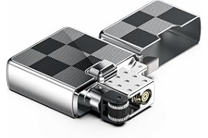 JOPOO Jet Flame Lighter Gas Butane Refillable Pocket Lighter (Sold Without Gas)