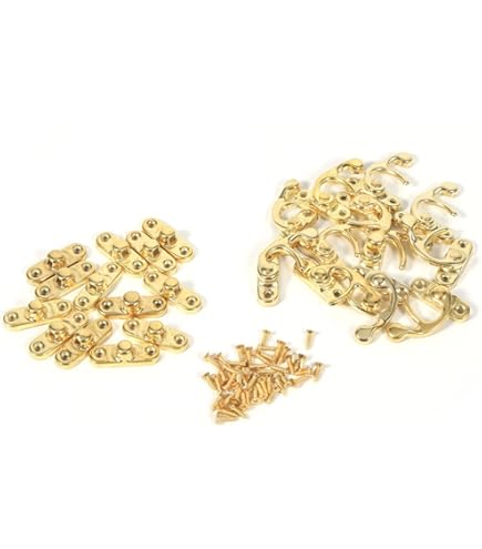 10 PCS LOQUET De Caisse Antique Tampon Moraillon Vintage Valise EUR 9