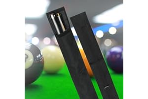 TBEST Snooker Pool Billard Queue Tasche Koffer Köcher, Nylon Pool Queue Billard Stick Lagerung Tragetasche 1/2 3/4 Größe schwarz