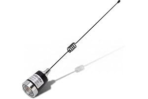 462-467MHz NMO Mobile Radio Antenna - GMRS 17.7 Inch Transceiver Antenna | High Gain, 100W Max Power with Center Coil, for Car Vehicle Roof Trunk, for Midland Yaesu Kenwood Motorola Transceiver