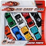 8 Pcs Die Cast Racing Car Vehicle Play Set Cars Kids Boys Toy (Toy)