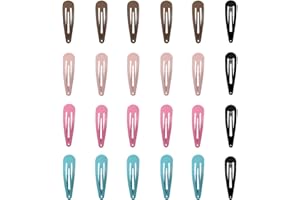 XMBYGEY Lot de 25 Barrettes couleur claire Barettes cheveux fille,Pince cheveux enfant - Idéales pour tous les types de cheveux (couleur claire)