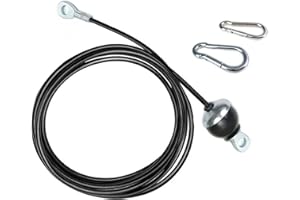 BBYPP Cable de Acero para Fitness, Cable de Gimnasio, Alambre de Acero para Polea Máquina Gym en Casa