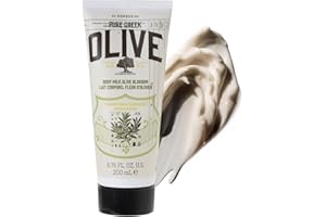 KORRES OLIVE nawilżające mleczko do ciała dla kobiet i mężczyzn, szybko wchłaniające, z oliwą z oliwek z pierwszego tłoczenia, przetestowane dermatologicznie i wegańskie, 200 ml