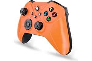 FOIRCEADAL Orange [Need to Upgrade Wireless Controller for X-One S/X XBOX PC with WiFi/Programming/Vibration/3.5 mm Audio/Turbo/6-Axis Gyroscope Compatible Xbox Series S/X/Android/iOS