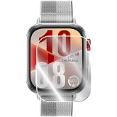 THN MOBILE Akıllı Saat Esnek Nano Kırılmaz Ekran Koruyucu(2 ADET) &Ccedil;ok Renkli Huawei Watch Fit 4 Pro ile uyumlu
