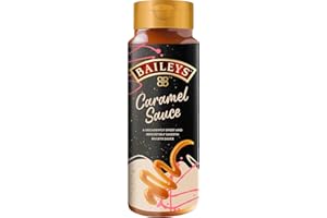 Baileys Caramel Sauce 200ml – Alcohol-Free Dessert & Hot Drink Topping with the Indulgent Taste of Baileys – Sweet & Smooth Caramel Sauce for Ice Cream, Cheesecake, Coffee, Cocktails & More