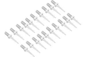 QINLORGO Animal Ear Tag Zangen Ersatznadel, Livestock Ear Tag Pin, Pin Schwein Rinder Schaf für Rinder Schweine(Stainless steel ear tag needle)