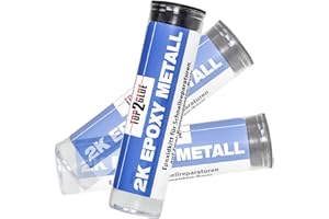 TOP2GLUE Wasserfeste 2k Epoxidharz Knete - 2K Epoxid Kitt für Schnellreparaturen - Kaltmetall - Powerknete - Reparaturknete - Epoxidharz Knetmasse - zwei Komponentenkleber extra stark (1)