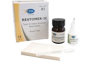 Restomer II10g Powder - Dental Type II Glass ionomer Filling Material - Xcem Limited (Shade A1)
