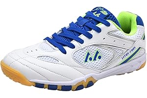 sekiueo Men's Badminton Shoes Table Tennis Squash Shoes Breathable Lightweight Sneakers for Court