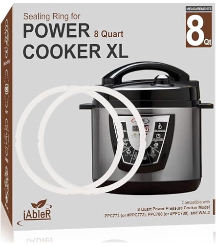 GJS Gourmet Rubber Gasket (Sealing Ring) – Replacement For Cook's Essentials 8 Quart Electric Pressure Cooker