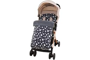 SONARIN Universelle Premium poussette Chancelière,Cosy Toes Doublure polaire,pour Poussette Landau Buggy