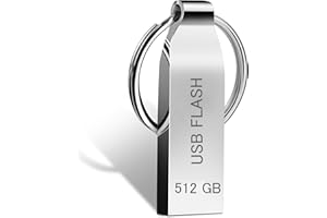 maxineer USB Stick 512GB USB-Sticks USB 3.0 Stick Speicherstick Metall USB Sticks Wasserdichter USB-Flash-Laufwerk mit Schlüsselanhänger Memory Stick Datenspeicher für Computer, Laptop, PC
