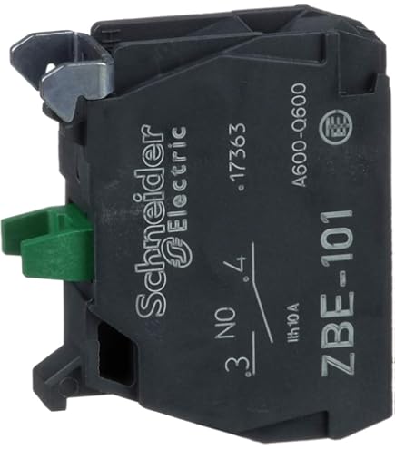 Schneider Electric Selector switch, metal, black, 22, 3 positions, spring spring return
