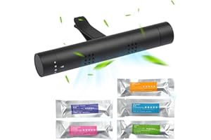 BUYGOO Désodorisant pour Voiture 5 bâtons d'arôme Solide avec purificateur d'air de Parfum Naturel à Odeur différente pour Automobile, véhicule pour éliminer Les odeurs