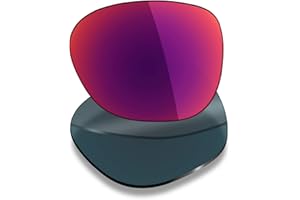 Mryok Polarisierte Ersatzgläser für Oakley Overtime OO9167, 55 mm, Mitternachtssonne