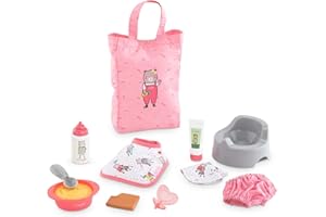 Corolle - Mon Premier Poupon, Grand Coffret d'Accessoires, pour Poupon 30cm, dès 18 Mois, Rose, 9000110440