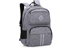 HOPYOCK-Torby Szkolne Dla ChłOpcóW DziewcząT Dzieci,Wielokieszeniowe Plecaki DziecięCe Unisex Z Nocnym Odbiciem, Plecak Do SzkołY Podstawowej/śRedniej Z TyłU Torby Na KsiążKi