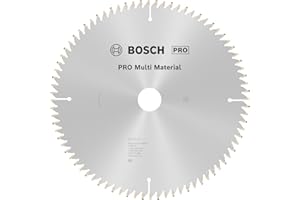 Bosch Professional 2 608 640 450 - Hoja de sierra circular Multi Material - 254 x 30 x 3,2 mm, 80 (pack de 1)