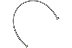 AERZETIX - C51044 - Flexibler anschlussschlauch - flexschlauch - 800mm - 1/2" weiblich - 3/8" weiblich - wasserhahn gesundheitlichen mischbatterie küche badezimmer sanitär