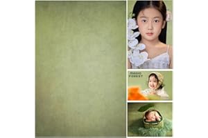 WAWBACKDROP WaW 1,5 x 2,2 m tło fotograficzne jasnozielone vintage, tło fotograficzne dla niemowląt, noworodków, dzieci, portretów